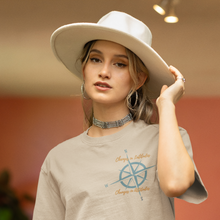 Load image into Gallery viewer, Changes in Latitudes, Changes in Attitudes Buffett Unisex organic cotton t-shirt front