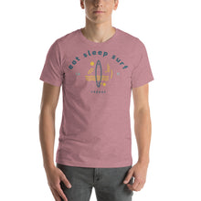 Load image into Gallery viewer, Eat Sleep Surf Repeat Unisex T-Shirt - Cabo Easy