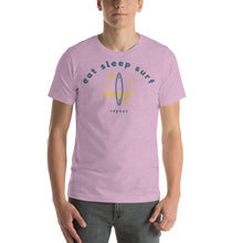 Load image into Gallery viewer, Eat Sleep Surf Repeat Unisex T-Shirt - Cabo Easy