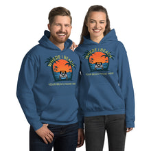 Load image into Gallery viewer, Cusomizable Beach Name Hoodie Sunset Chasers Jeep Where I Beach
