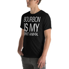 Load image into Gallery viewer, Bourbon is my Spirit Animal Short-Sleeve Unisex T-Shirt - Where I Beach
