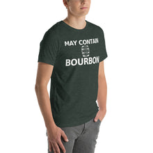 Load image into Gallery viewer, May Contain Bourbon Short-Sleeve Unisex T-Shirt - Where I Beach
