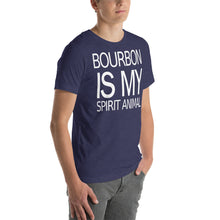 Load image into Gallery viewer, Bourbon is my Spirit Animal Short-Sleeve Unisex T-Shirt - Where I Beach
