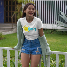 Load image into Gallery viewer, "Happy" Women's short sleeve t-shirt - Cabo Easy
