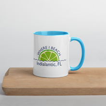 Load image into Gallery viewer, Where I Beach - Coffee or Tea Mug with Color Inside - Cabo Easy
