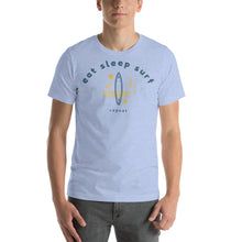 Load image into Gallery viewer, Eat Sleep Surf Repeat Unisex T-Shirt - Cabo Easy
