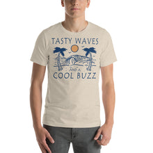 Load image into Gallery viewer, Tasty Waves and a Cool Buzz Unisex T-Shirt - Cabo Easy
