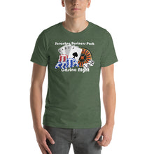 Load image into Gallery viewer, Scranton Business Park Casino Night Dunder Mifflin Short-Sleeve Unisex T-Shirt - Cabo Easy
