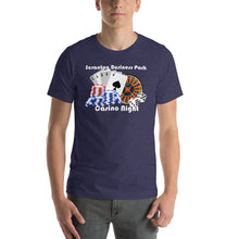 Load image into Gallery viewer, Scranton Business Park Casino Night Dunder Mifflin Short-Sleeve Unisex T-Shirt - Cabo Easy
