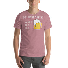 Load image into Gallery viewer, Do I want a beer Short-Sleeve Unisex T-Shirt - Cabo Easy
