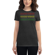 Load image into Gallery viewer, Good Vibes Women's short sleeve t-shirt - Cabo Easy
