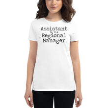 Load image into Gallery viewer, Assistant to the Regional Manager Women's short sleeve t-shirt - Cabo Easy
