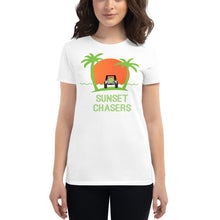 Load image into Gallery viewer, Sunset Chasers Women's T-shirt - Cabo Easy
